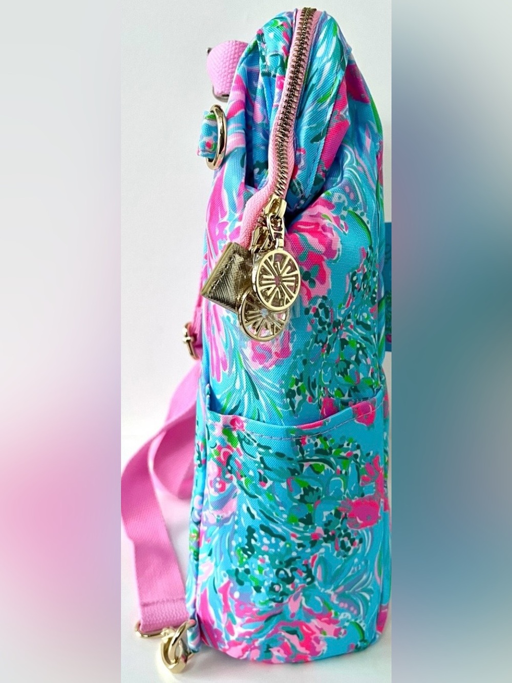 Lilly Pulitzer Insulted Backpack Cooler Tote - Picture 11 of 14